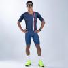 imageZoot Mens LTD Tri Aero Fz Racesuit Short Sleeve Aerodynamic Cycling Race Swim Bike Run Tri Suit with Pockets UPF 50 FabricAllez