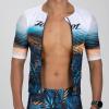 imageZoot Mens LTD Tri Aero Jersey Short Sleeve Triathlon Race Jersey with UPF Sun Protection ampamp PocketsClub Aloha