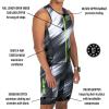 imageZoot Mens LTD Tri Aero SLVS FZ Racesuit Sleeveless Aerodynamic Cycle Swim Bike Run Tri Suit with Chamois Pockets UPF 50Driftspeed