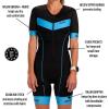 imageZoot Womens Core Tri Aero Racesuit Short Sleeve Triathlon Suit Swim Bike Run Chamois Pad Pockets UPF 50 FabricCascade