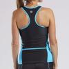 imageZoot Womens Core Tri Racerback Tank Performance Triathlon Race Tank Top UPF 50 Fabric Rear Pockets Builtin Bra SupportCascade