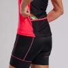 imageZoot Womens Core Tri Tank Performance Triathlon Race Tank Top UPF 50 Fabric Rear Pockets Mesh Panels ampamp Cam Lock ZipperBlush