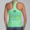 imageZoot Womens LTD Racerback Triathlon Tank Top Sleeveless Tank for Racing ampamp Endurance Training Builtin Bra ampamp Rear PocketsElectric