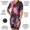 imageZoot Womens LTD Tri Aero Fz Racesuit Short Sleeve Aerodynamic Cycle Race Swim Bike Run Tri Suit with Pockets UPF 50 FabricDriftspeed
