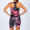 imageZoot Womens LTD Tri SLVS Fz Racesuit Sleeveless Cycle Race Swim Bike Run Tri Suit Padded Chamois Pockets UPF 50 FabricDriftspeed