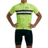 imageZoot Mens Core Cycling Jersey Breathable Short Sleeve Road Bike Tri Jersey Moisture Wicking 3 Rear Pockets UPF 30 FabricSafety Yellow