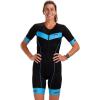 imageZoot Womens Core Tri Aero Racesuit Short Sleeve Triathlon Suit Swim Bike Run Chamois Pad Pockets UPF 50 FabricCascade