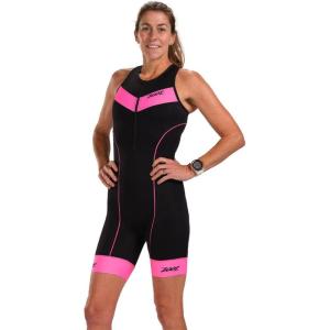 imageZoot Womens Core Aero Tri Racesuit Sleeveless Triathlon Swim Bike Run Chamois Pad Pockets UPF 50 Quick Dry FabricBlush