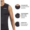 imageZoot Mens Core Tri Tank Performance Triathlon Race Tank Top UPF 50 Fabric Rear Pockets Mesh Panels ampamp Cam Lock ZipperBlack