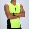 imageZoot Mens Core Tri Tank Performance Triathlon Race Tank Top UPF 50 Fabric Rear Pockets Mesh Panels ampamp Cam Lock ZipperHyper Yellow