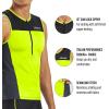 imageZoot Mens Core Tri Tank Performance Triathlon Race Tank Top UPF 50 Fabric Rear Pockets Mesh Panels ampamp Cam Lock ZipperSafety Yellow