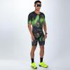 imageZoot Mens LTD Tri Aero Fz Racesuit Short Sleeve Aerodynamic Cycling Race Swim Bike Run Tri Suit with Pockets UPF 50 FabricTropical Magic