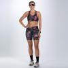 imageZoot Womens LTD 6Inch Triathlon Shorts Endurance Cycle Padded Shorts for Swim Bike Run with Quick Drying UPF 50 FabricTropical Magic