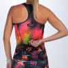 imageZoot Womens LTD Racerback Triathlon Tank Top Sleeveless Tank for Racing ampamp Endurance Training Builtin Bra ampamp Rear PocketsTropical Magic