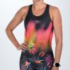 imageZoot Womens LTD Racerback Triathlon Tank Top Sleeveless Tank for Racing ampamp Endurance Training Builtin Bra ampamp Rear PocketsTropical Magic