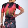 imageZoot Womens LTD Tri Aero Fz Racesuit Short Sleeve Aerodynamic Cycle Race Swim Bike Run Tri Suit with Pockets UPF 50 FabricTropical Magic