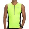 imageZoot Mens Core Tri Tank Performance Triathlon Race Tank Top UPF 50 Fabric Rear Pockets Mesh Panels ampamp Cam Lock ZipperHyper Yellow