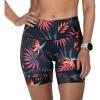imageZoot Womens LTD 6Inch Triathlon Shorts Endurance Cycle Padded Shorts for Swim Bike Run with Quick Drying UPF 50 FabricTropical Magic