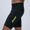 imageZoot Mens Core 9Inch Tri Shorts Quick Dry Performance Triathlon Shorts with Cycling Chamois Pad Pockets ampamp UPF 50 FabricHyper Yellow