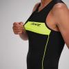 imageZoot Mens Core Tri Tank Racesuit Sleeveless Triathlon Suit Swim Bike Run Chamois Pad Pockets UPF 50 Quick Dry FabricSafety Yellow