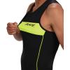 imageZoot Mens Core Tri Tank Racesuit Sleeveless Triathlon Suit Swim Bike Run Chamois Pad Pockets UPF 50 Quick Dry FabricSafety Yellow