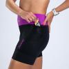 imageZoot Womens Core 6Inch Tri Shorts Quick Dry Performance Triathlon Short with Cycling Chamois Pad Pockets ampamp UPF 50 FabricDeep Purple