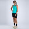 imageZoot Womens Core Tri Racerback Tank Performance Triathlon Race Tank Top UPF 50 Fabric Rear Pockets Builtin Bra SupportAqua Blue
