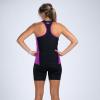 imageZoot Womens Core Tri Racerback Tank Performance Triathlon Race Tank Top UPF 50 Fabric Rear Pockets Builtin Bra SupportDeep Purple