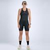 imageZoot Womens Core Tri Racerback Tank Performance Triathlon Race Tank Top UPF 50 Fabric Rear Pockets Builtin Bra SupportJet Black