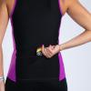 imageZoot Womens Core Tri Tank Performance Triathlon Race Tank Top UPF 50 Fabric Rear Pockets Mesh Panels ampamp Cam Lock ZipperDeep Purple