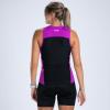 imageZoot Womens Core Tri Tank Performance Triathlon Race Tank Top UPF 50 Fabric Rear Pockets Mesh Panels ampamp Cam Lock ZipperDeep Purple