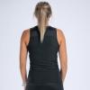 imageZoot Womens Core Tri Tank Performance Triathlon Race Tank Top UPF 50 Fabric Rear Pockets Mesh Panels ampamp Cam Lock ZipperJet Black