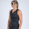 imageZoot Womens Core Tri Tank Performance Triathlon Race Tank Top UPF 50 Fabric Rear Pockets Mesh Panels ampamp Cam Lock ZipperJet Black