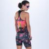 imageZoot Womens LTD Tri SLVS Fz Racesuit Sleeveless Cycle Race Swim Bike Run Tri Suit Padded Chamois Pockets UPF 50 FabricTropical Magic