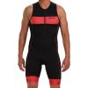 imageZoot Mens Core Tri Tank Racesuit Sleeveless Triathlon Suit Swim Bike Run Chamois Pad Pockets UPF 50 Quick Dry FabricCardinal
