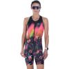 imageZoot Womens LTD Tri SLVS Fz Racesuit Sleeveless Cycle Race Swim Bike Run Tri Suit Padded Chamois Pockets UPF 50 FabricTropical Magic