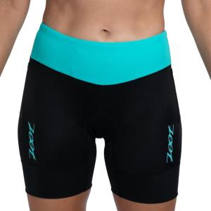 imageZoot Womens Core 6Inch Tri Shorts Quick Dry Performance Triathlon Short with Cycling Chamois Pad Pockets ampamp UPF 50 FabricAqua Blue