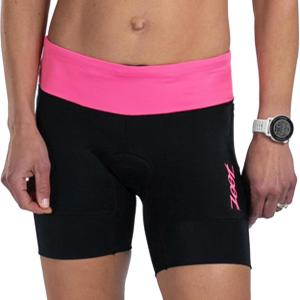 imageZoot Womens Core 6Inch Tri Shorts Quick Dry Performance Triathlon Short with Cycling Chamois Pad Pockets ampamp UPF 50 FabricBright Pink