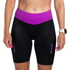 imageZoot Womens Core 8Inch Tri Shorts Quick Dry Performance Triathlon Short with Cycling Chamois Pad Pockets ampamp UPF 50 FabricDeep Purple