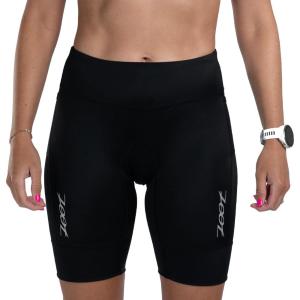 imageZoot Womens Core 8Inch Tri Shorts Quick Dry Performance Triathlon Short with Cycling Chamois Pad Pockets ampamp UPF 50 FabricJet Black