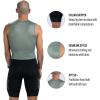 imageZoot Mens Core Sleeveless Tri Aero Slvs FZ Racesuit QuickDry Sleeveless Triathlon Suit with Chamois ampamp Race StorageArmy Green
