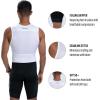 imageZoot Mens Core Sleeveless Tri Aero Slvs FZ Racesuit QuickDry Sleeveless Triathlon Suit with Chamois ampamp Race StorageWhite