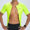 imageZoot Mens Core Tri Aero Jersey Lightweight MoistureWicking Triathlon Full Zip Top with Storage ampamp UPF 50 ProtectionHyper Yellow