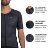 imageZoot Mens Core Tri Aero Jersey Lightweight MoistureWicking Triathlon Full Zip Top with Storage ampamp UPF 50 ProtectionJet Black