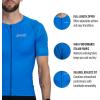 imageZoot Mens Core Tri Aero Jersey Lightweight MoistureWicking Triathlon Full Zip Top with Storage ampamp UPF 50 ProtectionOcean Blue