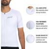 imageZoot Mens Core Tri Aero Jersey Lightweight MoistureWicking Triathlon Full Zip Top with Storage ampamp UPF 50 ProtectionWhite
