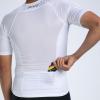 imageZoot Mens Core Tri Aero Jersey Lightweight MoistureWicking Triathlon Full Zip Top with Storage ampamp UPF 50 ProtectionWhite