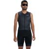 imageZoot Mens Core Sleeveless Tri Aero Slvs FZ Racesuit QuickDry Sleeveless Triathlon Suit with Chamois ampamp Race StorageJet Black