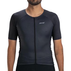 imageZoot Mens Core Tri Aero Jersey Lightweight MoistureWicking Triathlon Full Zip Top with Storage ampamp UPF 50 ProtectionJet Black
