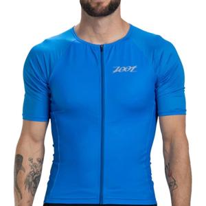 imageZoot Mens Core Tri Aero Jersey Lightweight MoistureWicking Triathlon Full Zip Top with Storage ampamp UPF 50 ProtectionOcean Blue